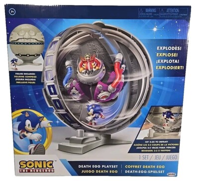 Sonic The Hedgehog 2.5 Action Figure Death Egg Playset with Sonic Figure New!