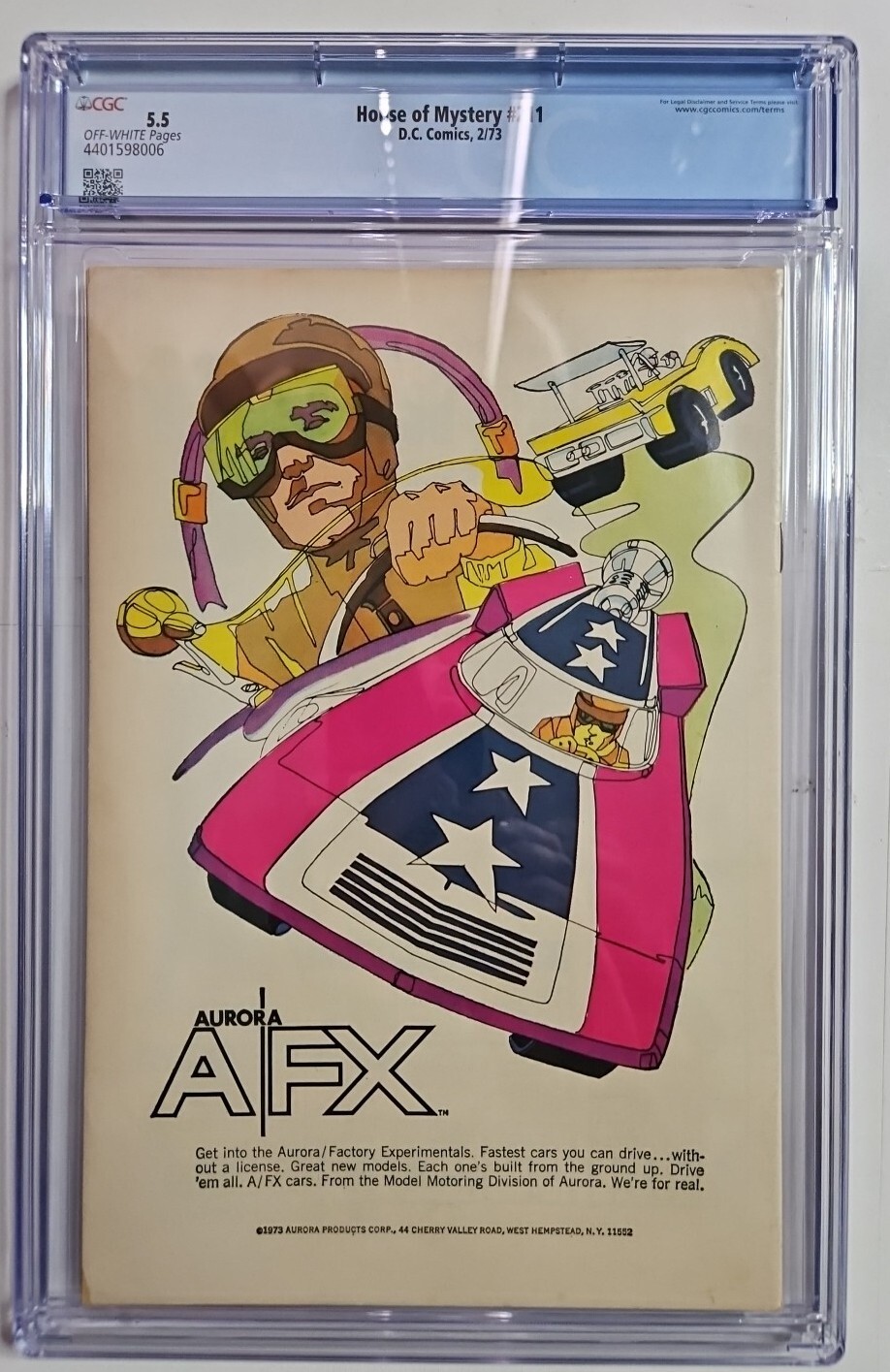 🏠 HOUSE OF MYSTERY #211 DC COMICS BRONZE AGE CGC 5.5 WRIGHTSON COVER & ART 1973