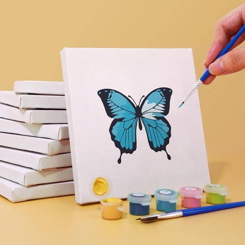 Painting by Numbers Cocktails,6Pieces for DIY,Hand-Painted Oil Painting Set New - Foto 4 di 29