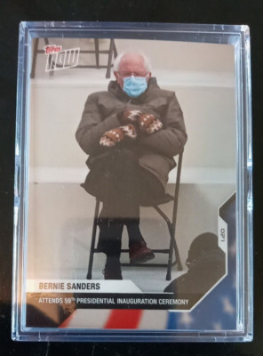 Bernie Sanders: 20 count New 2020 USA Election Topps Now cards,#21 Inauguration