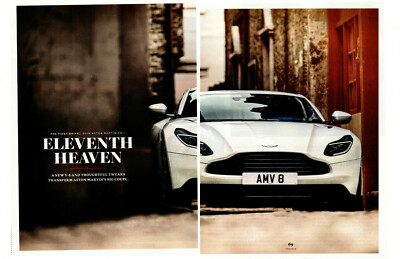 2018 ASTON MARTIN DB11 503-HP ~ GREAT 4-PAGE ARTICLE / AD