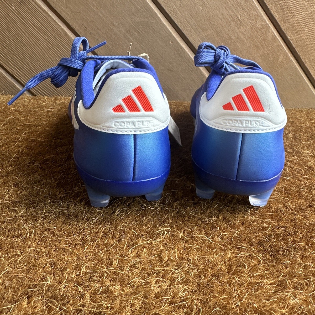 Adidas Copa Pure 2.1 FG Low Mens Soccer Cleats Shoes Blue  display picture 1