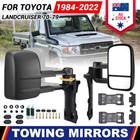 <!--F#f_0-->Pair Towing Mirrors Fit For Toyota Landcruiser 70 75 79 Series Manual Extendable<!--F/-->