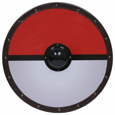 Viking Knight Templar Medieval Bi Norse Wooden Round Battle Ready Shield LARP
