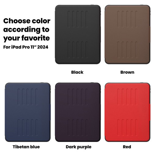 Leather Stand Case Cover For iPad Pro 13" 11" M4(2024) Air 13"M2(2024) Air 5/4 - Picture 2 of 58
