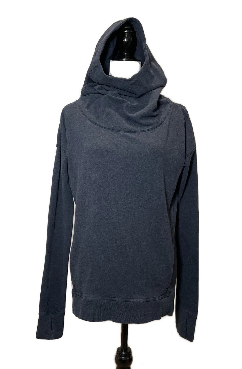 Lululemon Hooded Cowl Hoodie Blue Women's