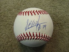 ROENIS ELIAS AUTOGRAPHED SIGNED MLB RAWLINGS BASEBALL PSA / DNA COA