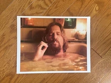 THE BIG LEBOWSKI - THE DUDE Art Print Photo 11x14 Tub Bathroom College Poster