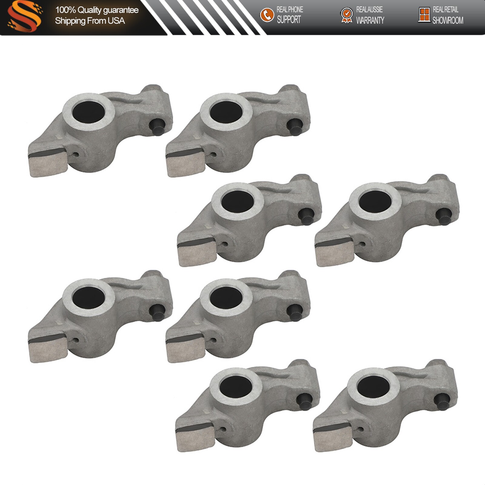 Rocker Arm Set of 8 Fits Toyota 20R 22R 22RE 22RET 13801-35010 83-95