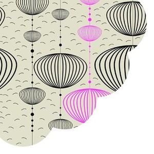 Details about Modern 12 Paper ROUND Napkins SWING WITH THE CLOUDS DECOUPAGE Pink Crafts Ø32cm