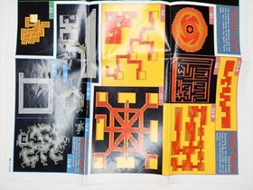 Final Fantasy 1990 Nintendo NES Dungeon Maps / Item Chart NES-FF-USA(A)