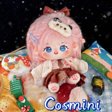 No Attributes Cute Girl 20cm Plush Doll Pillow Dress up Stuffed Toy Gift Anime