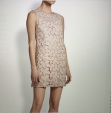 Alice & Olivia Pink Lace Sleeveless Mini