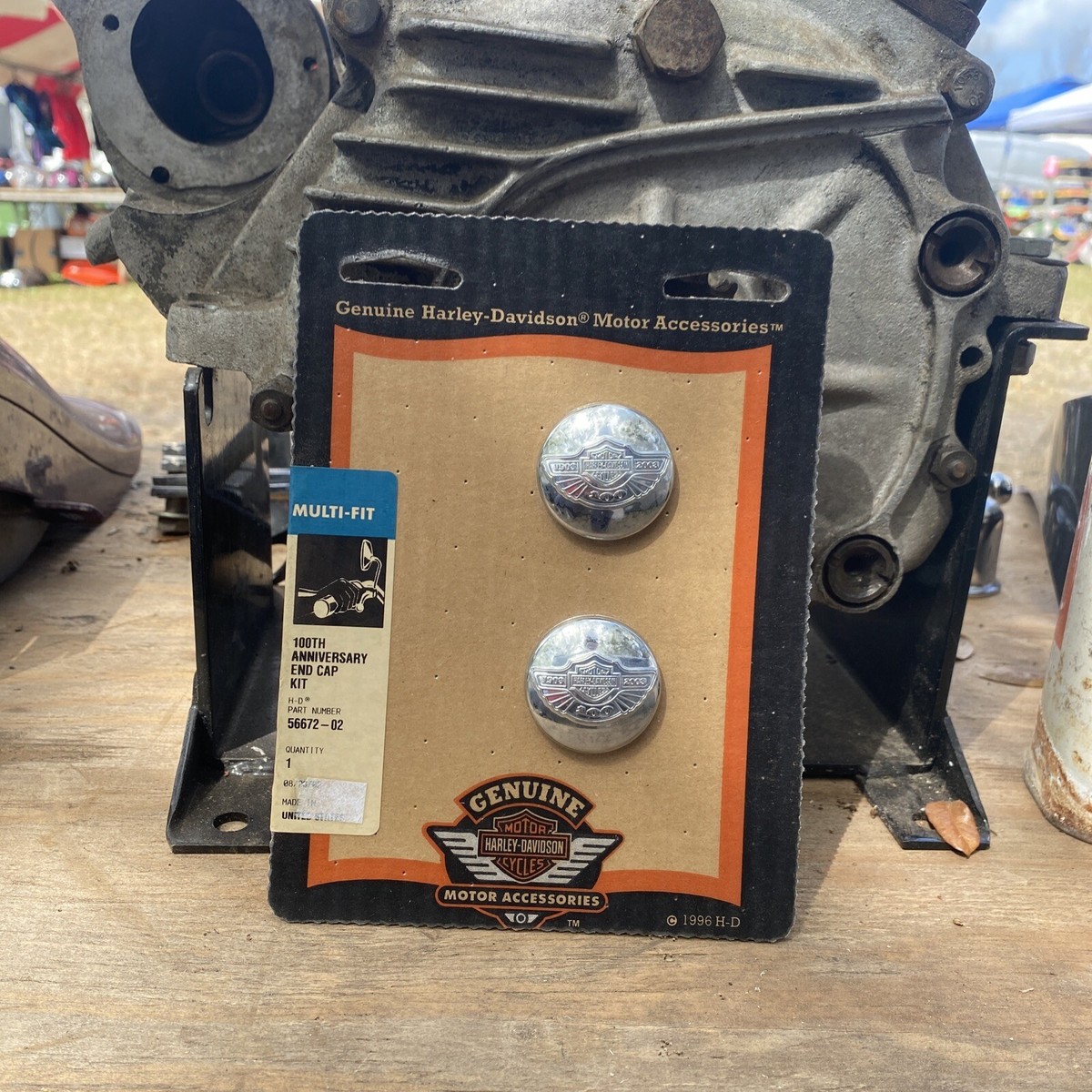 HARLEY-DAVIDSON 100TH Anniversary End Cap Kit PN: 56672-02 USA OEM