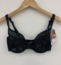 Panache Tango II Plunge Bra Black Size 32D NEW RRP £29
