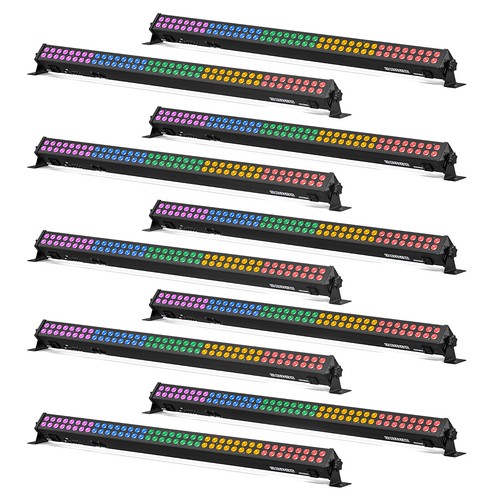 1-10XRGB Wall Wash Bar Light DMX Stage DJ 144 LED Bar Light Strobe Beam Lighting - Picture 12 of 13