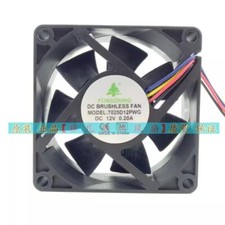 FONSONING MODEL: 7025D12PWG DC12V 0.20A 7CM Chassis Cooling Fan
