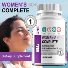 Women’s 50+ Complete - Multivitamins, Minerals - Supports Heart and Skin Health