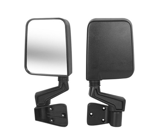 Pair Side door Mirrors PAIR For Jeep Wrangler TJ 1997-2006 82200834K Crown E - Picture 3 of 8