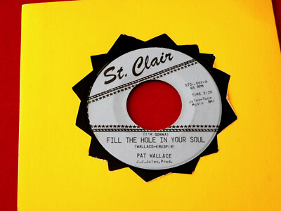 GARAGE~ SOUL~ PAT WALLACE~ FILL THE HOLE IN YOUR SOUL~ MINT~ C'MON AND WORK~