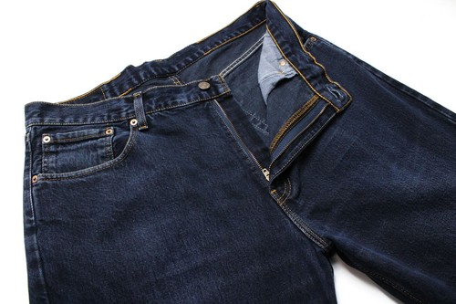 Levi's 751 02 Jeans Para Hombre W40 L27 Regular Straight Fit Con Cierre Azul - Imagen 4 de 10