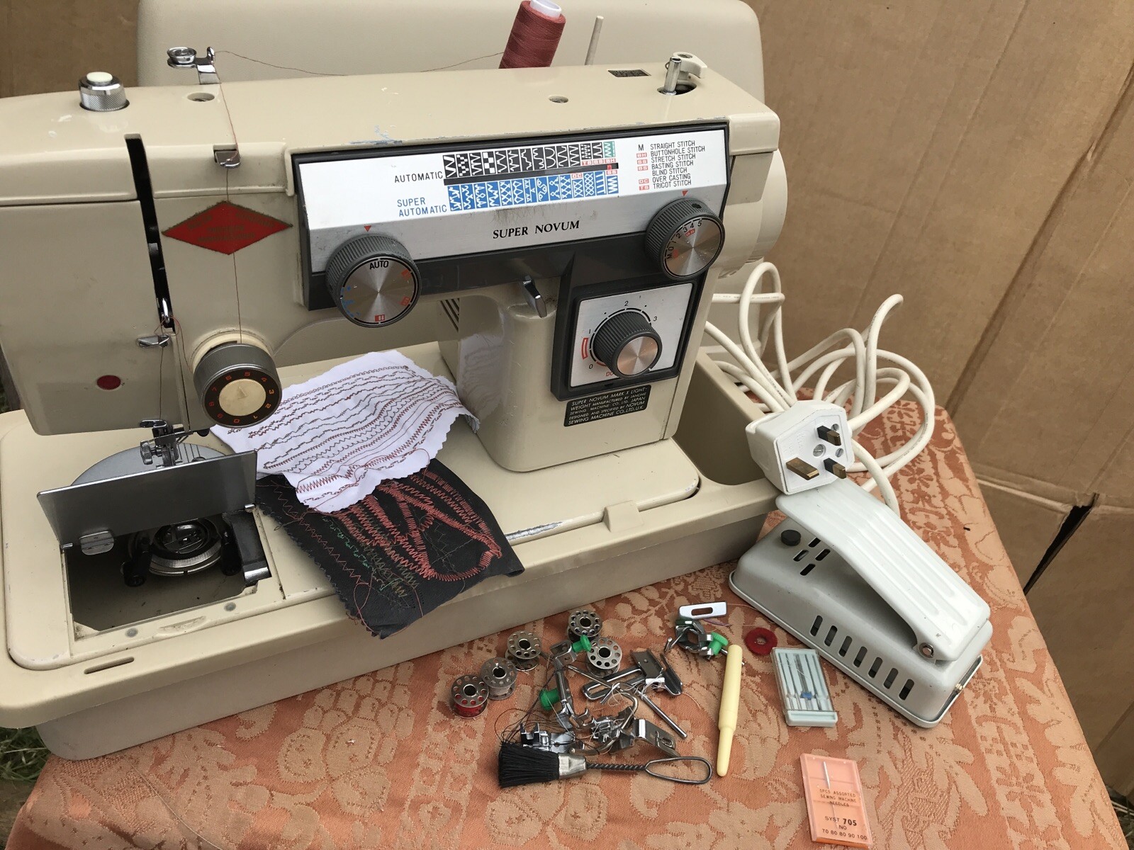 SUPER NOVUM EMBROIDERY SEWING MACHINE eBay