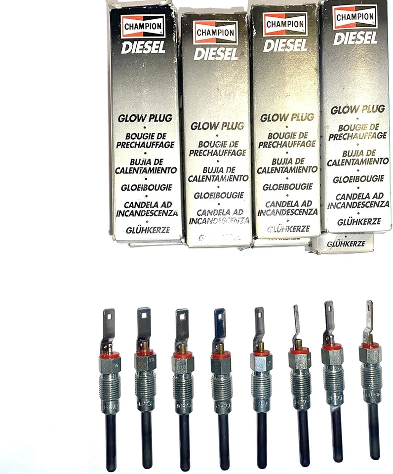 PARA CHEVROLET BLAZER GMC G2500 Diesel Bujía incandescente 1982-1995 CH77 X8 Foto 3 de 4