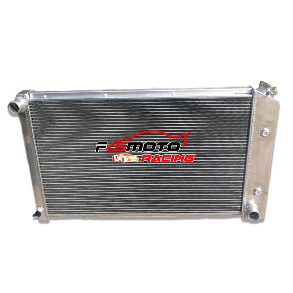 Radiador + cubierta + ventiladores para Pontiac Firebird Esprit Formula V6 V8 AT 1970-1981 Foto 2 de 4