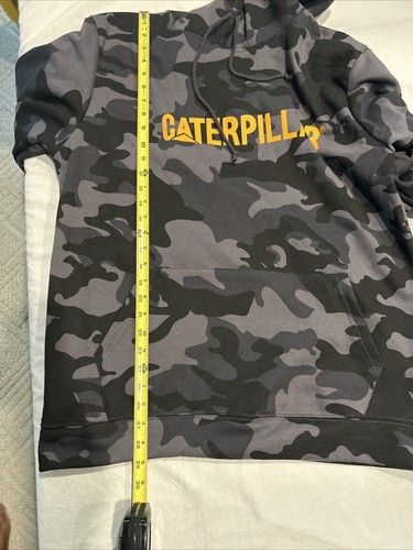 Felpa Caterpillar mimetica XXL/TGG felpa con cappuccio logo costruzione gatto - Foto 17 di 17