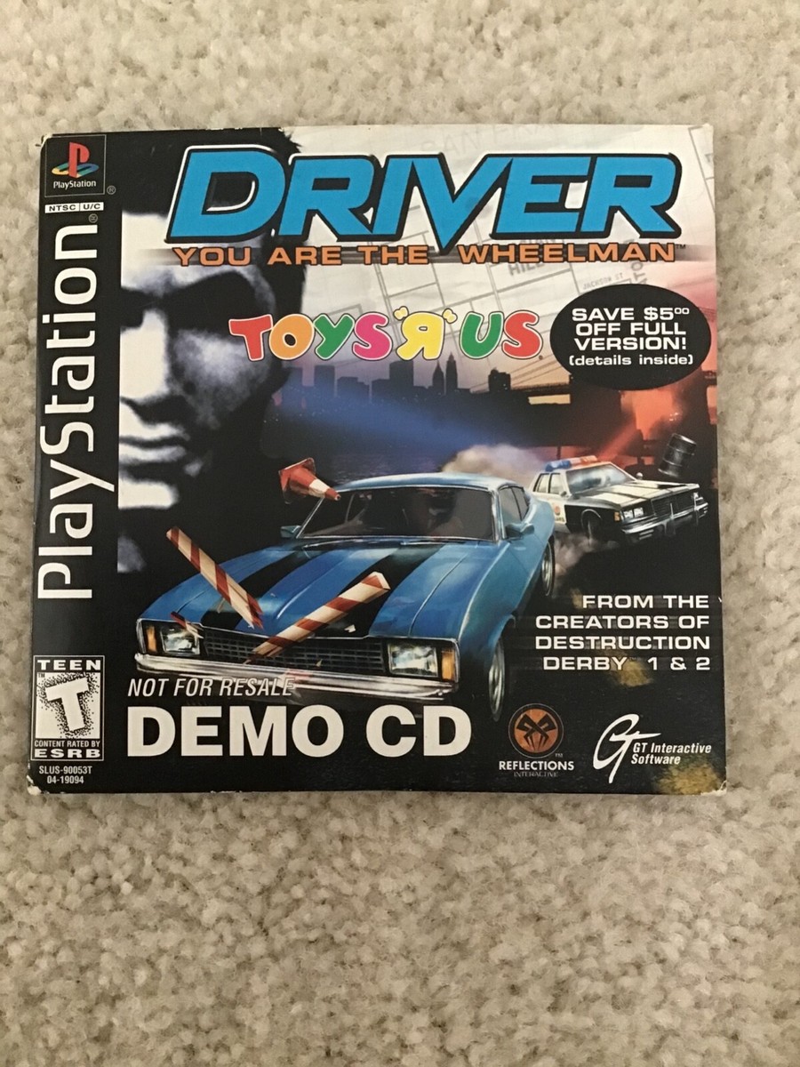 [ 希少 ] P-MODEL demo DSS-001 not for sale Driver (Sony PlayStation 1, PS1) - Demo Disc - TOYS R US
