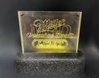 Vintage Miller Genuine Draft MGD Light Beer Acrylic Lighted Flashing* Shelf Sign