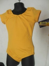 Capezio TB132C short sleeve dance leotard Capezio intermediate child microfiber