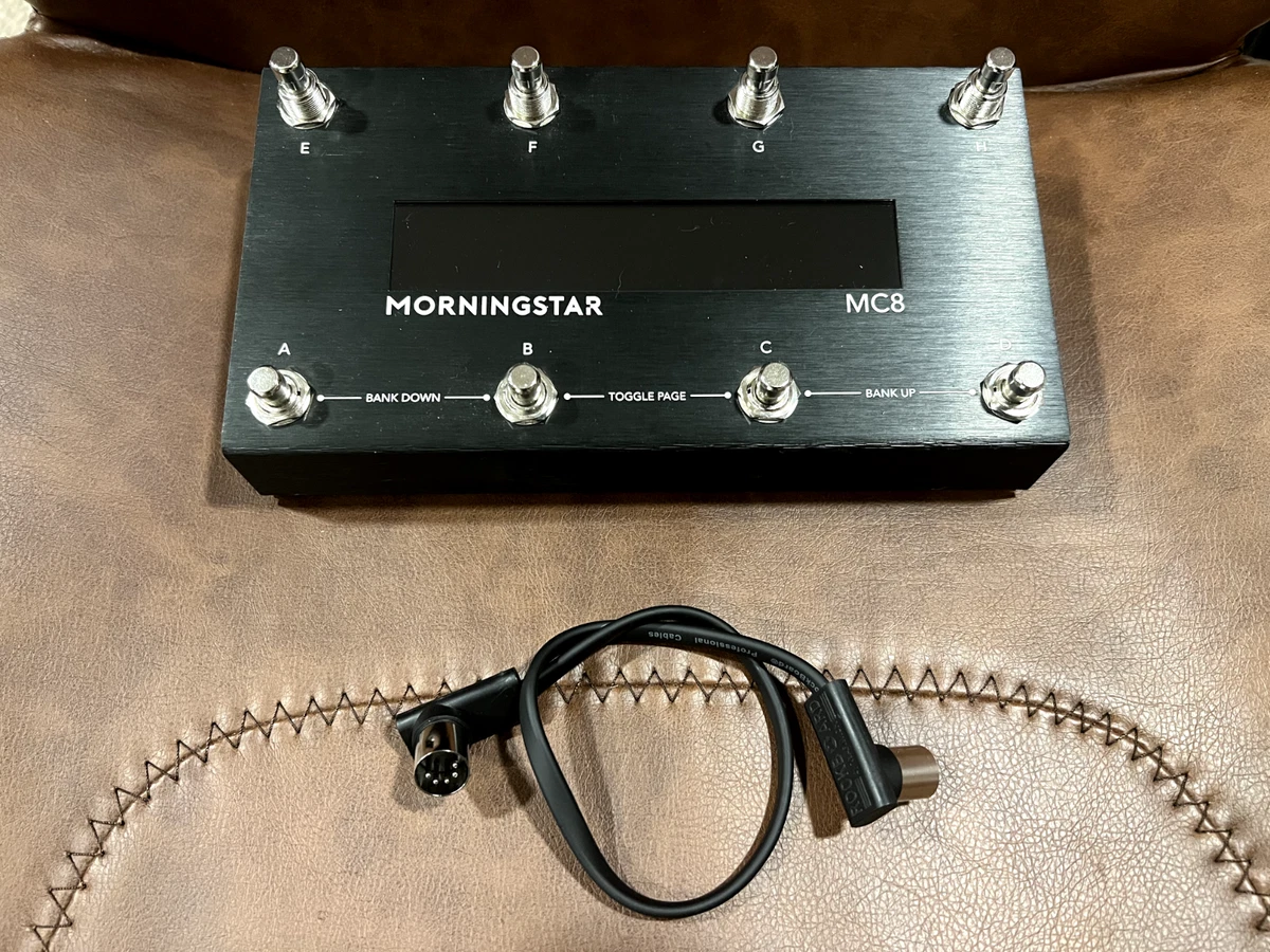 Morningstar MC8 Midi controller pedal w/Rockboard midi cable