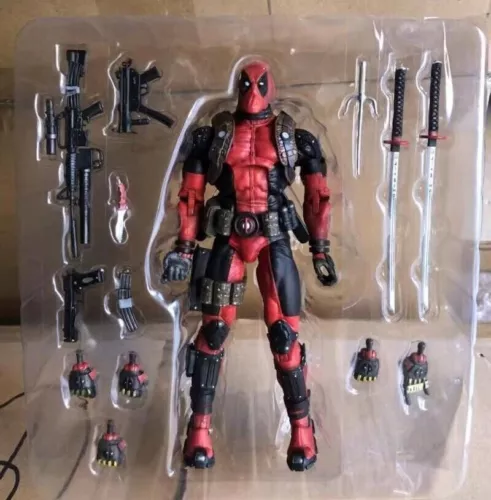 NECA Marvel X-Men Deadpool Ultimate Collector's 8" Action Figure Model Toy Box - Picture 13 of 16