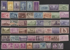 50 Different Mint NH US Vintage Commemoratives Stamp Collection Great Gift Idea