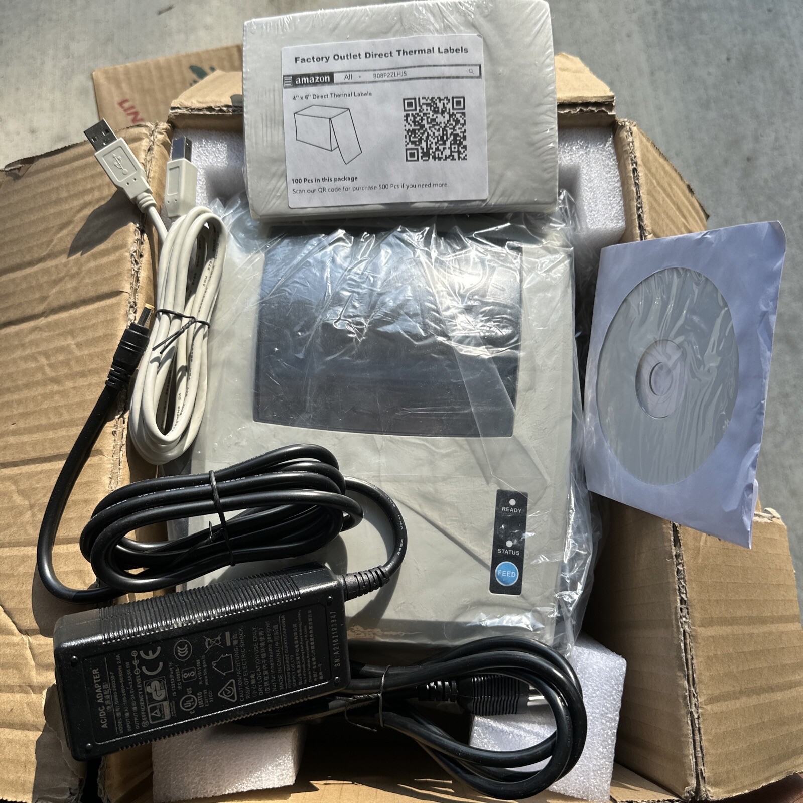 BESTEASY BEG42S Direct Thermal Label Printer for Shipping Packages