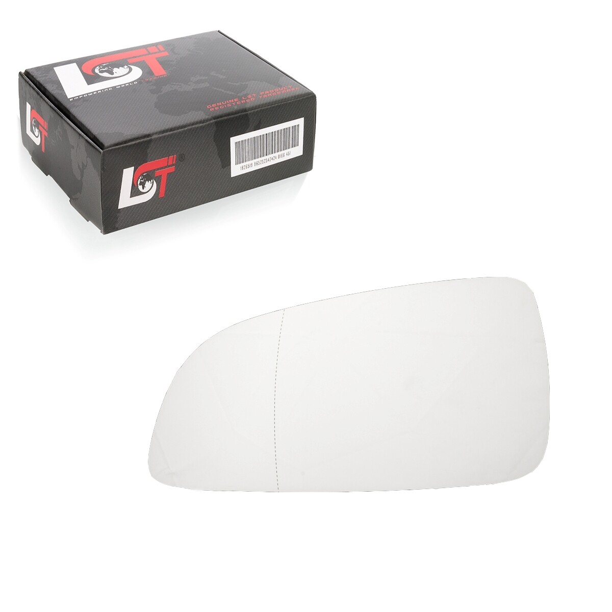 Left Exterior Mirror Adhesive Aspherical For Opel Astra H -09/09