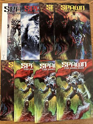 Spawn The Dark Ages #1 x3 #2 x3 3 6 Lot Run Image McFarlane 8 Comics Total F/VF