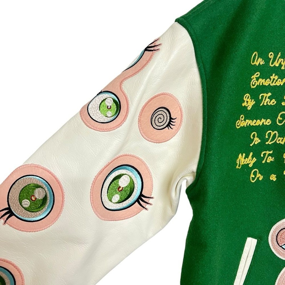 New Saint M Michael Takashi Murakami Varsity Jacket Stadium New Saint M Michael Takashi Murakami Varsity Jacket Stadium