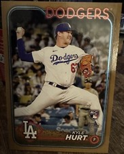 Kyle Hurt Topps 2024 Rookie Gold Parallel #583, Serialized #0056/2024. 