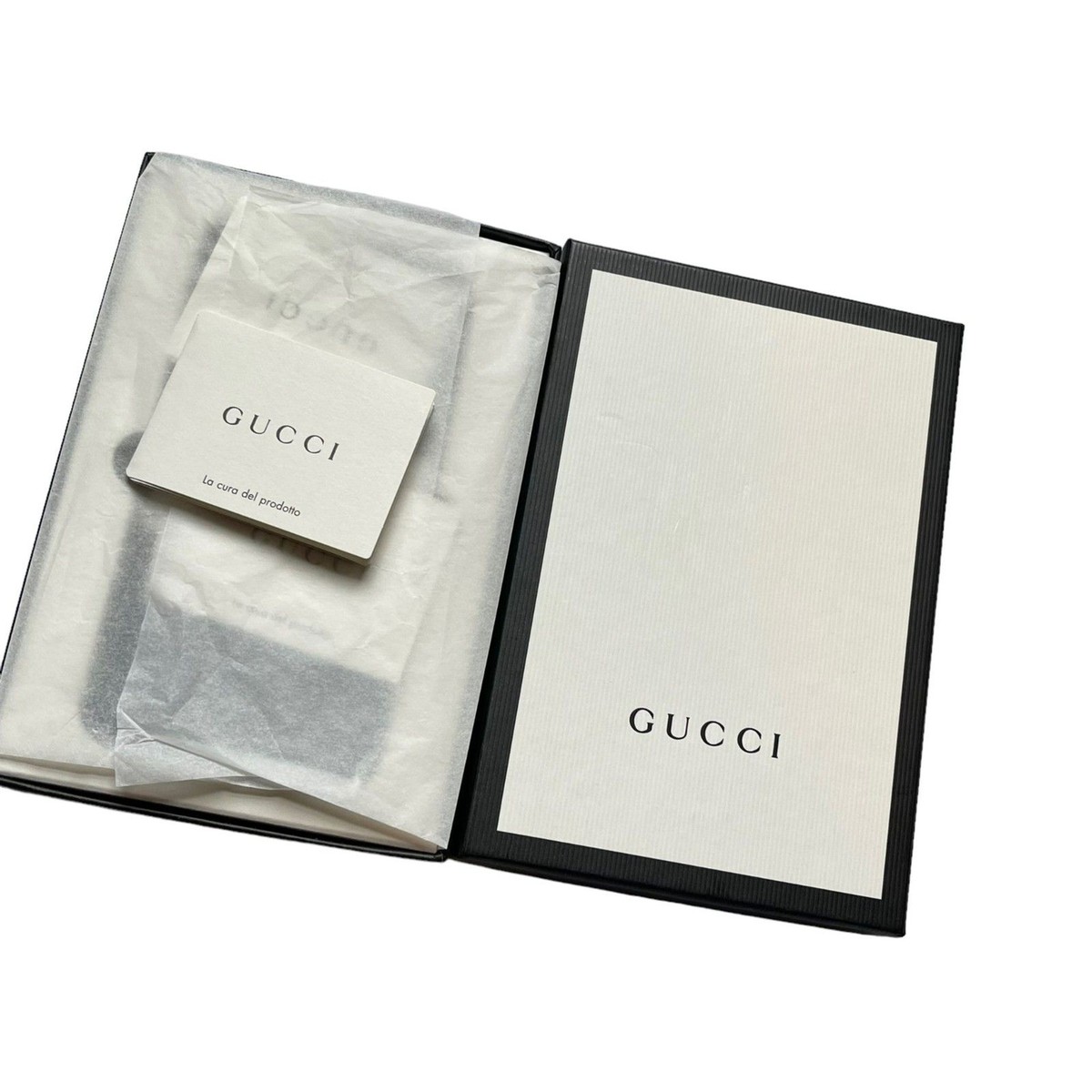GUCCI iPhone 8 Textured Faux Leather Case in Black with