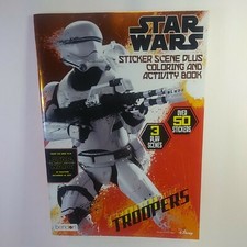 Star Wars Sticker Scene  Coloring  Activity Book 50 Stickers  Scenes Disneyn