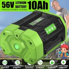 For EGO Power+ 56V 10 Ah 7.5Ah Battery with Upgraded Fuel Gauge (3rd Generation)