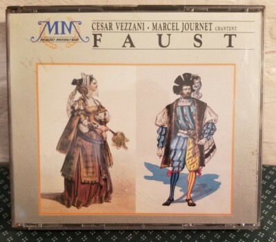 GOUNOD Faust Vezzani Journet 2 CD Set