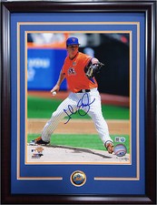 Noah Syndergaard signed 16x20 photo Futures Game Framed w Mets Coin MLB HOLO COA