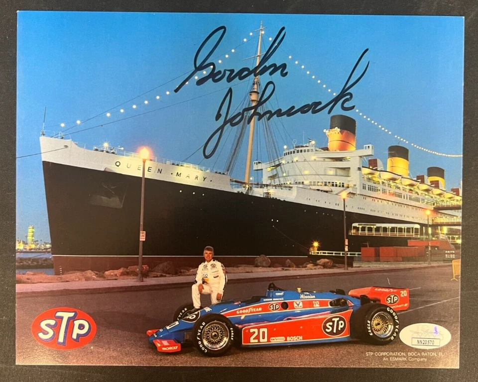 Foto a color firmada por Gordon Johncock 8x10 JSA AUTO Nascar Driver Indy 500 ¡con certificado de autenticidad! Foto 2 de 4