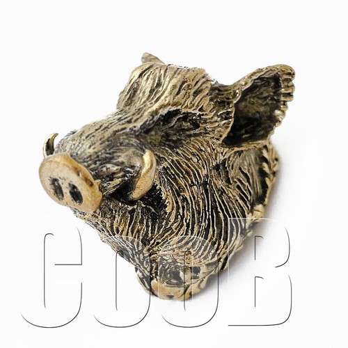 Pommel Bolster Fingerschutz. Handgefertigte Knöpfe für Messerherstellung Wildschwein - Bild 7 von 7
