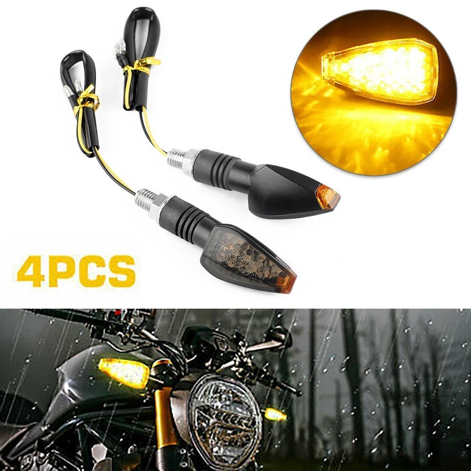 Se adapta a Buell Blast 1125CR 1125R 2 piezas luces indicadoras de señales de giro LED Foto 3 de 4