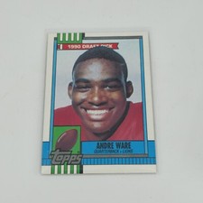 1990 Topps Andre Ware Rookie Detroit Lions #349