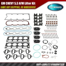 Chevrolet GM 5.3 AFM Lifter Kit Head Gasket Set, Head Bolts Lifters and Guides